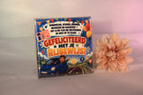 Keramisch tegeltje 'Gefeliciteerd met je rijbewijs!' met kleurrijke full color print – uniek cadeau geslaagd rijexamen