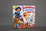 Keramisch Sinterklaas tegeltje met tekst Ik Was Braaf Denk Ik, 10,8x10,8 cm – grappig schoencadeautje of surprise