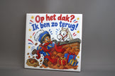 Keramisch Sinterklaas tegeltje Op Het Dak Ik Ben Zo Terug, 10,8x10,8 cm – grappig schoencadeautje of pakjesavond cadeau

