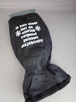 Handschoen ijskrabber met grappige tekst 'Ik ben klaar met de winter volgend seizoen' – leuk wintercadeau van Shop V-Ric
