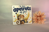 Keramisch tegeltje 'Ik ben apetrots op jou!' met grappige aap en trofee illustratie – persoonlijk en vrolijk cadeau