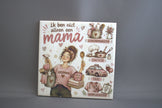Keramisch tegeltje Ik Ben Een Supermama, 10,8x10,8 cm – lief cadeau voor mama op Moederdag of verjaardag

