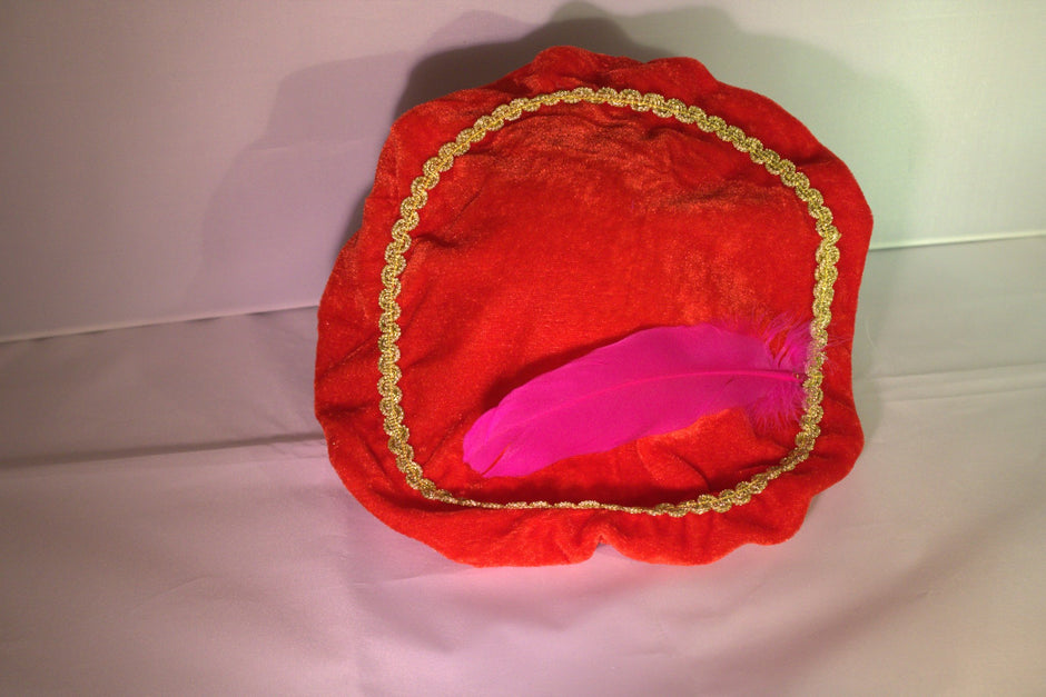 Gepersonaliseerd pietenmutsje met naam in roze, blauw, rood of groen – Sinterklaas schoencadeautje voor kinderen