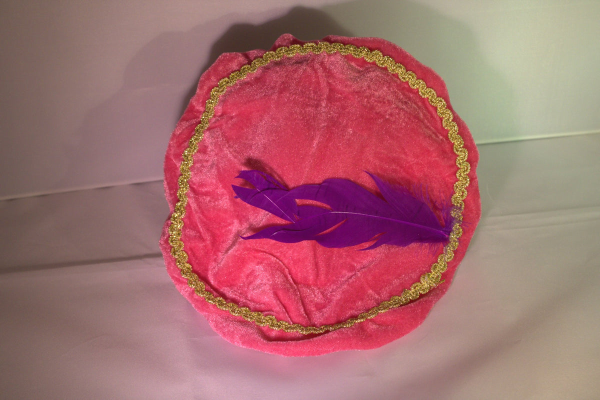 Gepersonaliseerd pietenmutsje met naam in roze, blauw, rood of groen – Sinterklaas schoencadeautje voor kinderen