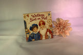 Full color keramisch tegeltje 'Welkom Sint en Piet' met Sint en Piet illustratie – feestelijke sinterklaas decoratie cadeau